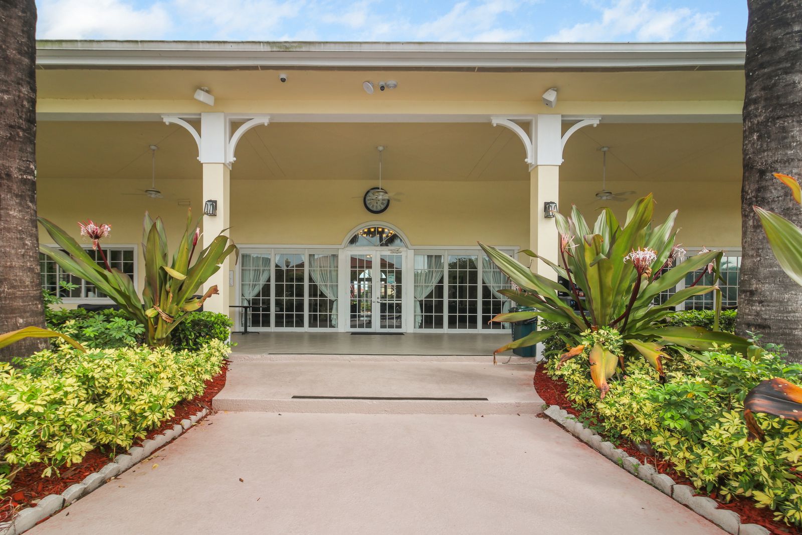 Clubhouse entrance