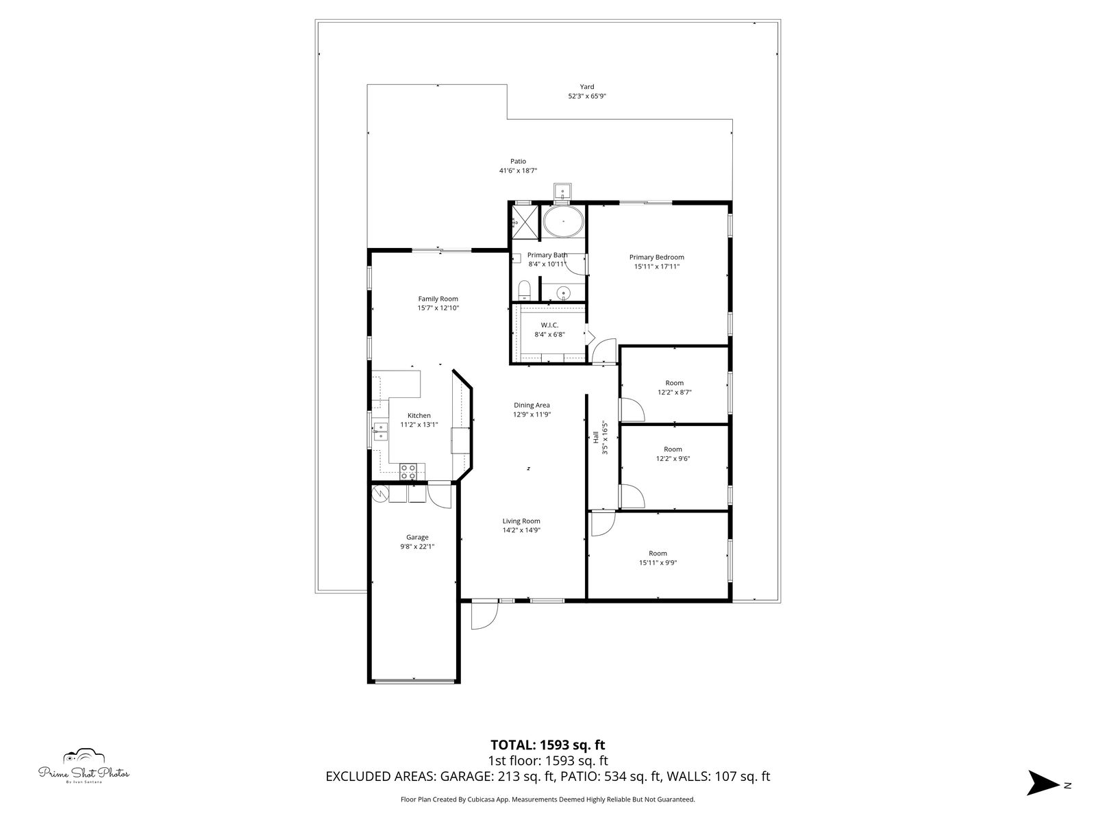 Floor plan with dimensions